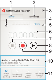 Hangfelvétel - sony sztereó stm10 bizonyítvány (- -)