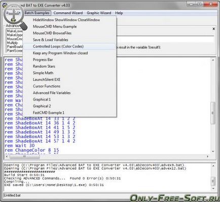 Advanced bat to exe converter компілятор exe з bat