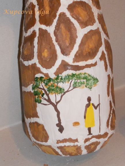 Vaza africană cu mâinile proprii, cu o fotografie pas cu pas
