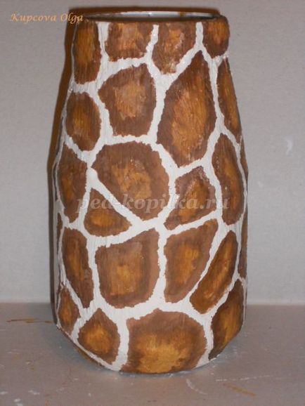 Африканська ваза своїми руками з покроковим фото
