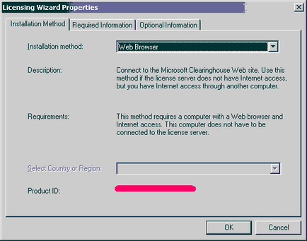 Engedélyezése Terminal Server (terminál szolgáltatásokat) a Windows Server 2000