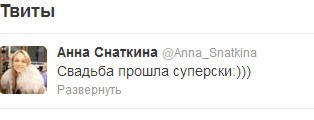 Анна Снаткіна скупо відгукнулася про те, як пройшла її весілля - суть подій