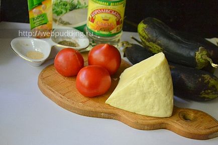 Баклажани з сиром і помідорами в духовці, як приготувати на