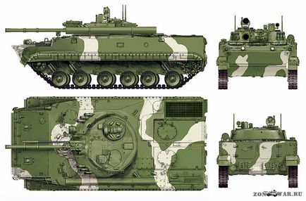 Vehicul de luptă pentru bombe bmp-3 (combate) Vehicul de luptă pentru bombe bmp-3