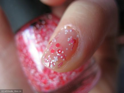 Bonusul acestui glazură de unghii rece de vară roz până la mini # 80