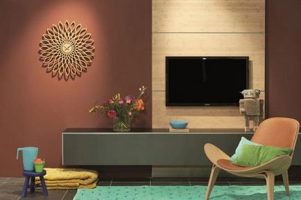 Falióra és a padló, a nagy és kis eredeti megoldások tervezésére a nappali
