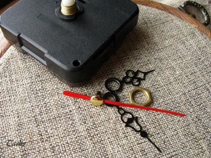 Годинники в стилі hoop art - ярмарок майстрів - ручна робота, handmade