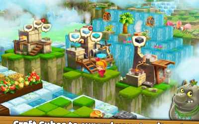 Cube skyland farm craft злом багато грошей для android