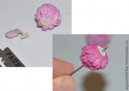 Trifoi de flori din argilă polimerică coptată