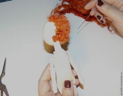 Робимо зачіску ляльці буклі з овечих кучерів - ярмарок майстрів - ручна робота, handmade