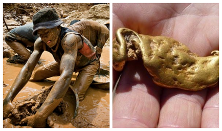 Дорогоцінний метал золото - способи видобутку і методи його очищення