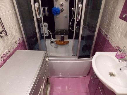 Душова кабіна в маленькій ванній кімнаті - особливості інтер'єру, інтер'єрні штучки