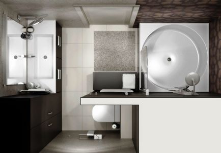 Душова кабіна в маленькій ванній кімнаті - особливості інтер'єру, інтер'єрні штучки