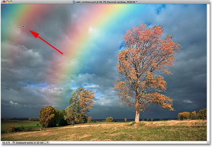 Ефект веселки на фотографії