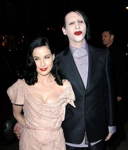 Scandalos, pasiune și mai multă poveste de dragoste a lui Marilyn Manson și Dita von Tiz, portal de sex feminin