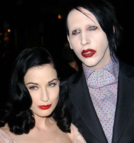 Scandalos, pasiune și mai multă poveste de dragoste a lui Marilyn Manson și Dita von Tiz, portal de sex feminin