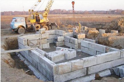 ФБС блоки (фундаментні) розміри, вага - будівництво будинків і конструкцій з піноблоків
