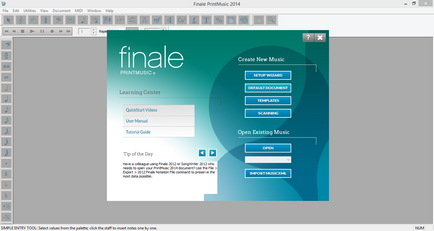 Finale - програма для нотного запису творів