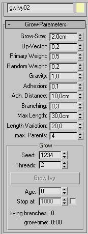 Generatoare 3d plante (iedera), grafica pe calculator în exerciții