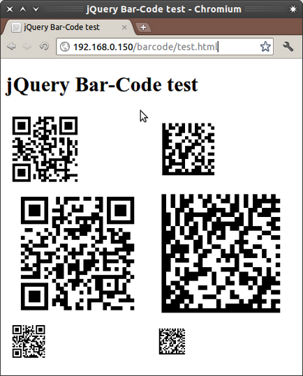 Генеруємо qr і datamatrix штрих-коди на web-сторінках засобами javascript