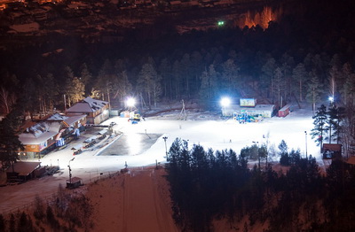 A sípálya „Uktus” Jekatyerinburg