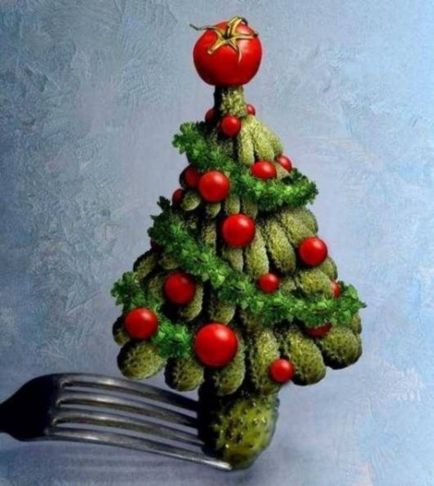 Pregătiți pentru un nou an gustări neîndulcite sub formă de pomi de Crăciun
