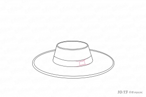 Cum de a desena o pălărie de sex feminin - ecran-șir - înregistrare online a femeilor