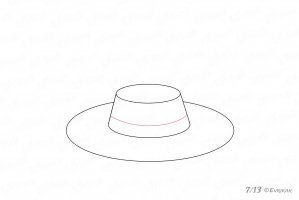 Cum de a desena o pălărie de sex feminin - ecran-șir - înregistrare online a femeilor