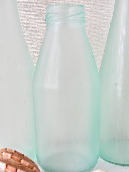 Amint könnyen átalakítható egy átlátszó üveg palackot mat