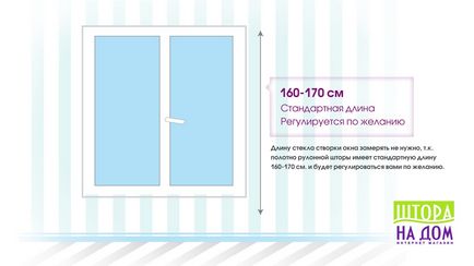 Як визначити розмір рулонної штори на пластикові вікна правильний підбір