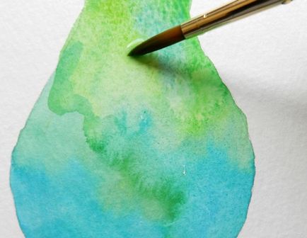 Як малювати фрукти аквареллю текстурированная груша, художня школа імені Егідіуса карелів