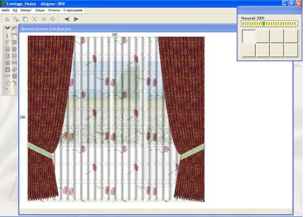 Cum de a desena perdele newhermitage - program pentru design