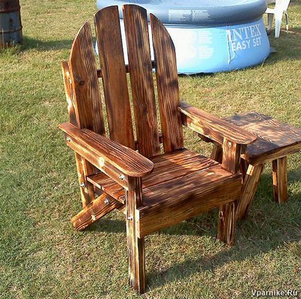 Як самому зробити садове дерев'яне крісло