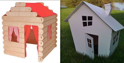 Hogyan készítsünk egy házat a papír és a tető