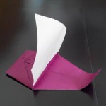 Hogyan készítsünk egy origami hajót, kite