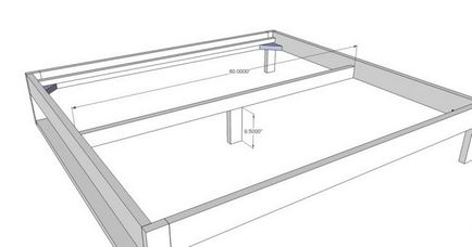 Як зробити простий каркас ліжка з дерева