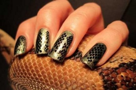 Як зробити зміїний дизайн нігтів модні технології, гарні нігті - додаток твого образу