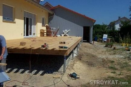 Cum să planificați o terasă - construirea unei case - un subsol și primul etaj