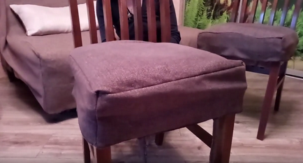 Cum să coaseți un capac pe un scaun cu spătar - conversații ale femeilor