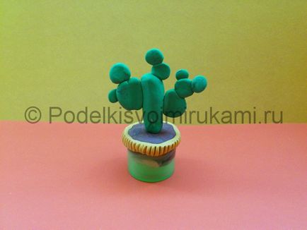 Cactus din plastilină