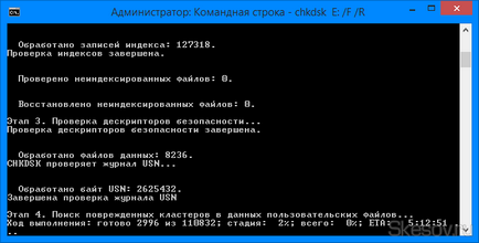 Cum să activați verificarea discurilor pentru erori și sectoare corupte prin intermediul liniei de comandă din Windows 8