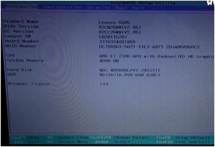 Як увійти і налаштувати bios ноутбука lenovo g500, g505 для установки windows з флешки або диска