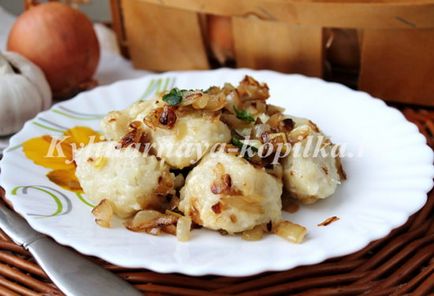 Картопляні галушки рецепт з покроковим фото