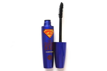 Mascara voluminoasa voluminoasa holika holika supercara 01 super volum, recenzie si svatchi