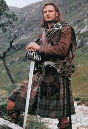 Skót szoknya egy igazi férfi, hronoton
