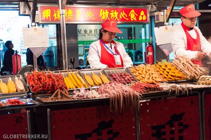 Chinezii de pe stradă vanfujing și piața donghuamen