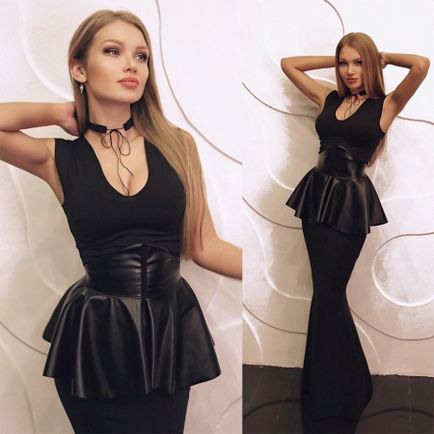 Corset cu fusta (39 poze) rochie cu corset si fusta luxurianta, rochii de seara scurte si negre de seara