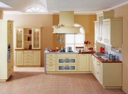 Dulapuri de bucătărie colorate vopsite reprezintă idei bune pentru decorarea bucătăriilor