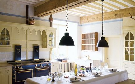 Színes festett konyha szekrények sikeres ötletek konyha tervezés