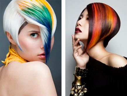 Blocul creativ de colorare a părului și șablonul